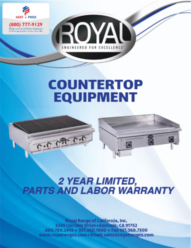 Royal Countertop Equipment