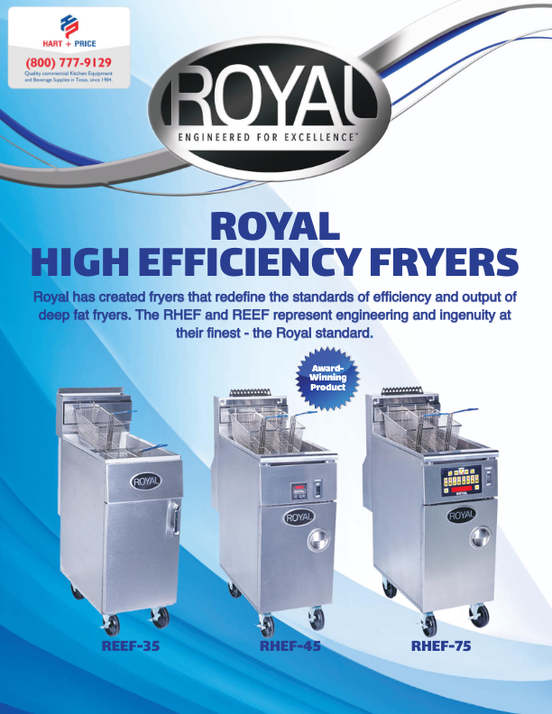 Royal High Efficiency Fryers